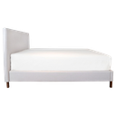 CAMA TAP QS STUDIO 2019 LISA 115H S/TAPA SOMMIER PATA WALNUT 15CM TELA FORMATEX MAGESTIC PLATINUM