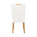 SILLA E1462RZ PU BLANCA/WALN