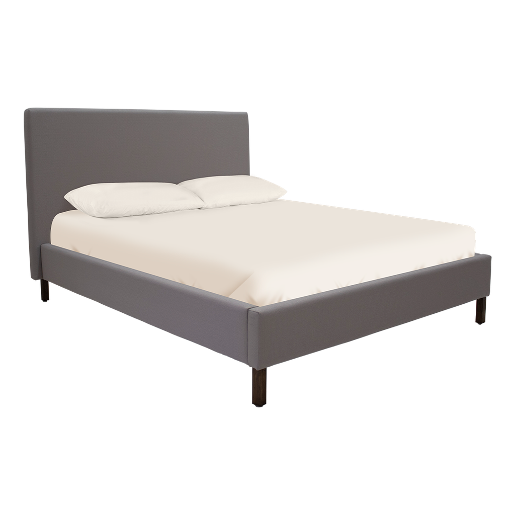 CAMA TAP KS STUDIO 2019 LISA 115H S/TAPA SOMMIER PATA WALNUT 15CM TELA FORMATEX MAGESTIC GRANITE