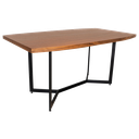 MESA COMEDOR LIGGERA 160X90  NOGAL