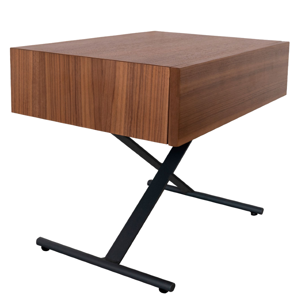 BURO MONZA-X C/WALNUT 55x40x40