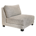 SILLÓN INDIVIDUAL ENVY 85X90X70H PATAS DE 8CM COLOR CARBON TELA ENORA IVORY